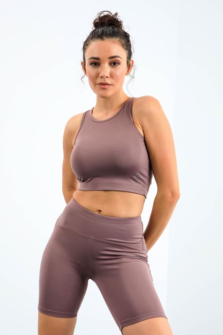Mouwloze Slim-fit Actieve Set Met Fietsshorts - Image 6