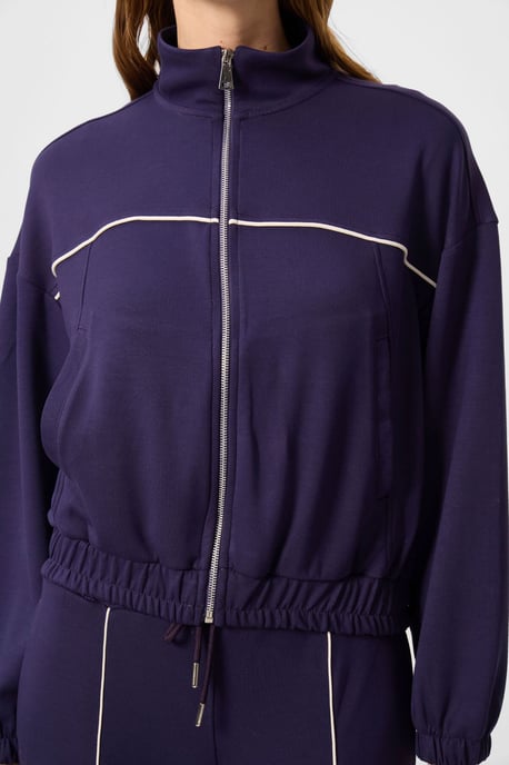 Oversized Zip-collar Tracksuit Set - Image 6