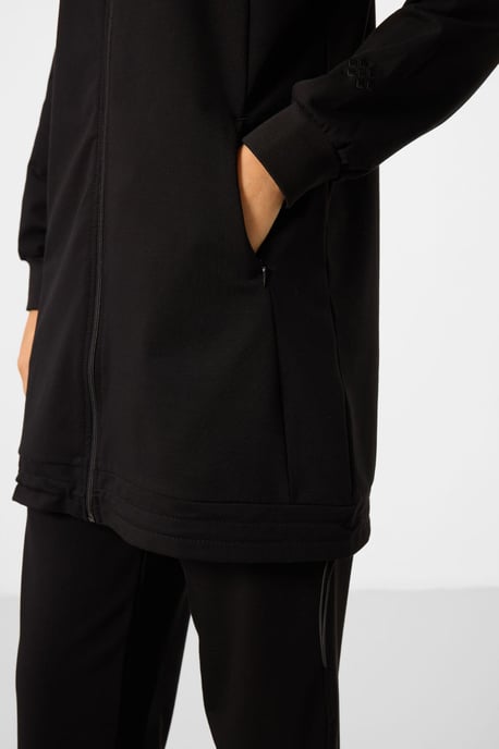 Dames Katoenmix Sweatshirt en Wijde Broek Set - Image 4