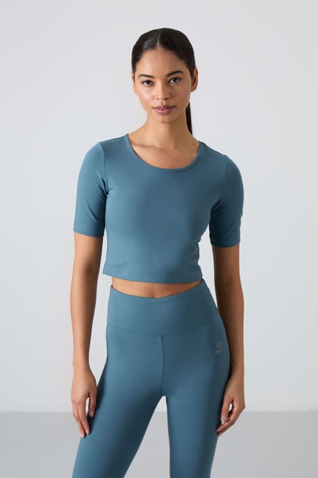 Dames Katoenen Slim-fit Actieve Set - Image 6