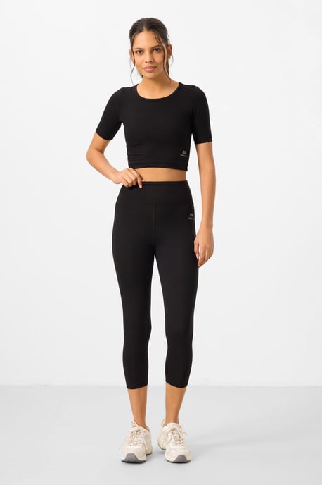 Dames Katoenen Slim-fit Actieve Set - Image 4