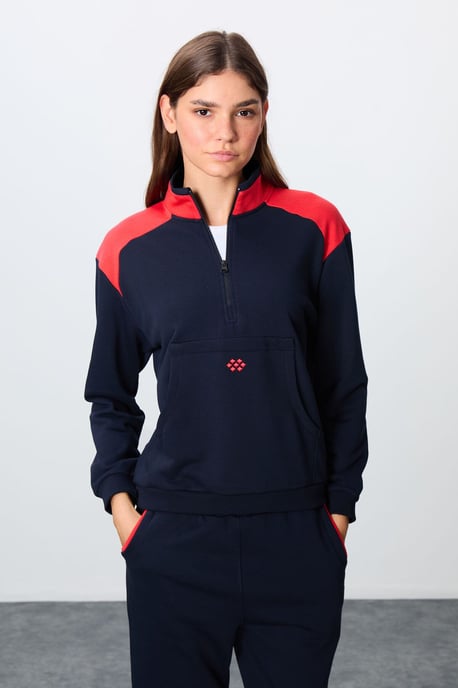 Kleurblokken Fleece Trainingspak Set - Image 2