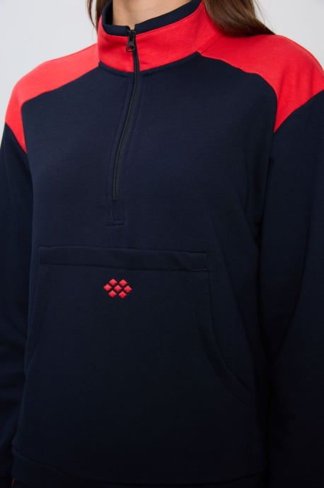Kleurblokken Fleece Trainingspak Set - Image 4
