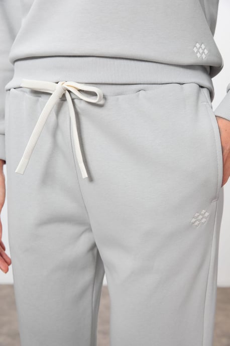 Oversized Katoenen-polyester Sweater en Broek Set - Image 6