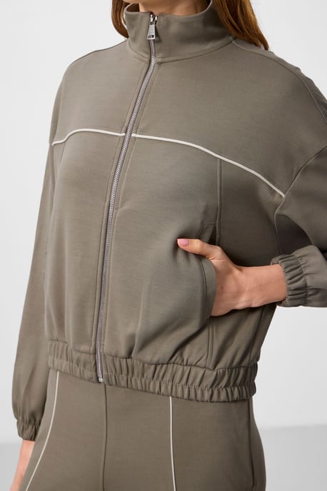 Oversized Rit-kraag Trainingspak Set - Image 5