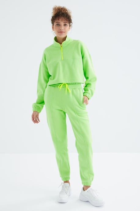 Oversized Fleece Sweatshirt en Broek Set - Image 1