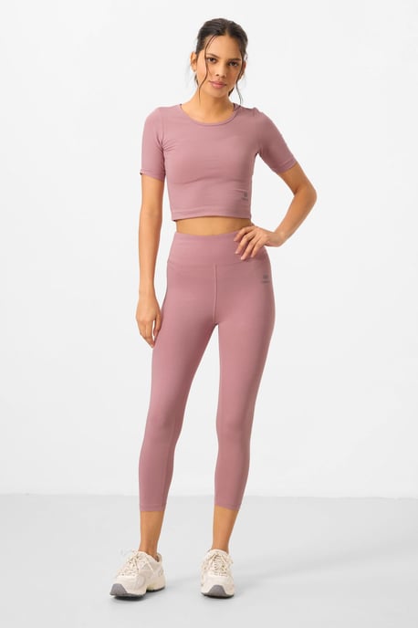 Dames Katoenen Slim-fit Actieve Set - Image 2