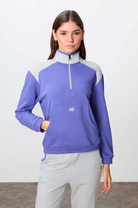 Kleurblok Fleece Trainingspak Set - Image 2