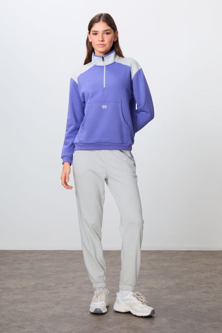 Kleurblok Fleece Trainingspak Set - Image 5