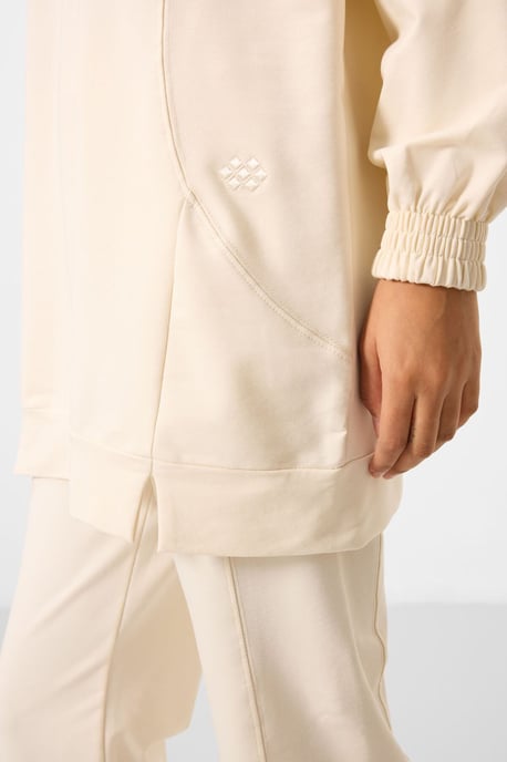 Oversized Fleece Sweatshirt en Broek Set - Image 4