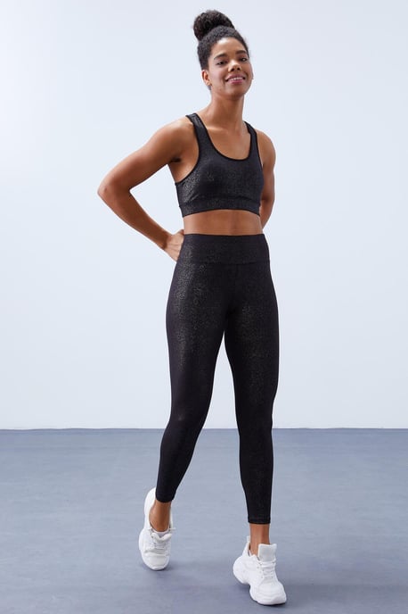 Ärmlös aktiv uppsättning med högmidjade leggings - Image 3