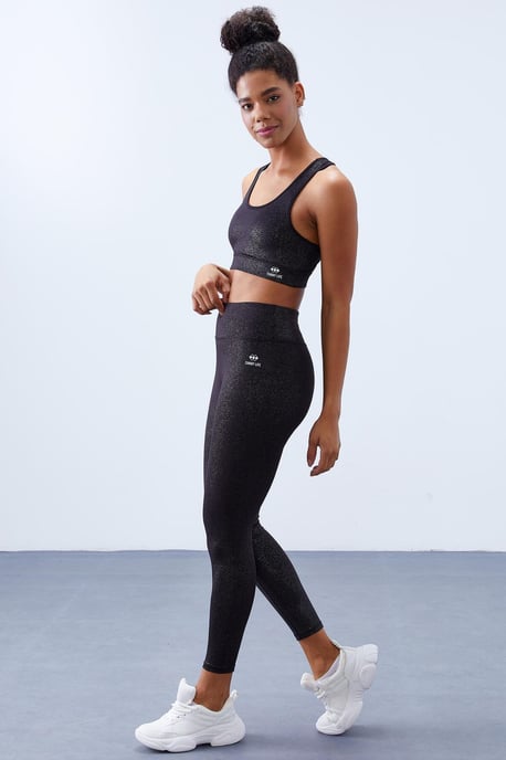 Ärmlös aktiv uppsättning med högmidjade leggings - Image 5