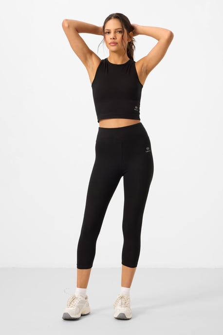 Sleeveless Cotton Blend Active Set - Image 2