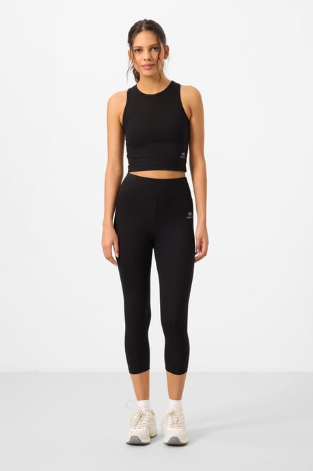 Sleeveless Cotton Blend Active Set - Image 5