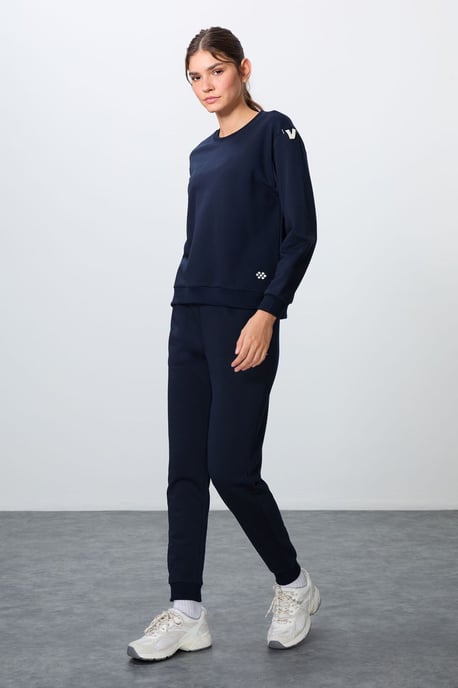 Oversized Katoen-polyester Sweater en Broek Set - Image 1