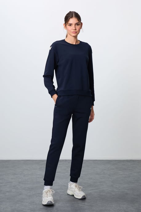 Oversized Katoen-polyester Sweater en Broek Set - Image 3