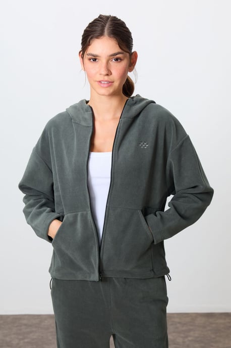 Oversized Hoodie Zipper Trainingspak Set - Image 2