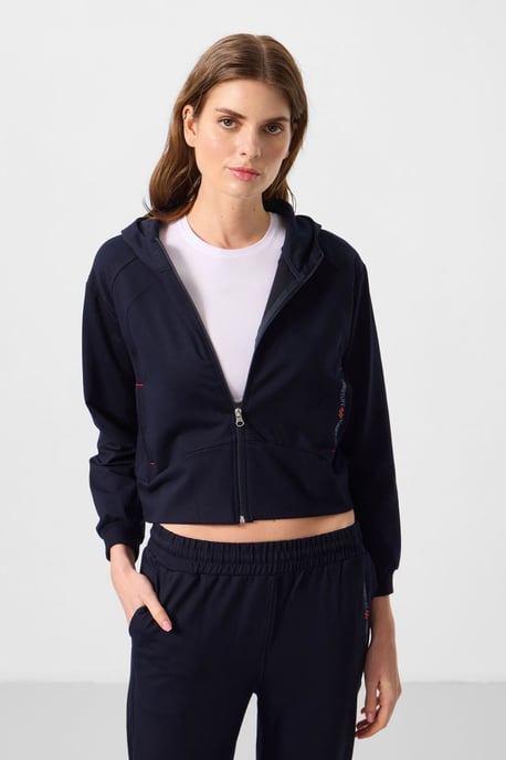 Oversized Hoodie Met Rits En Broekset - Image 2