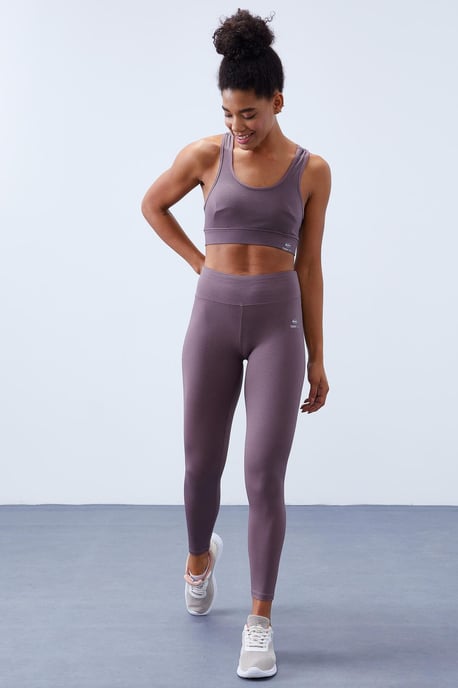 Ärmlös aktiv uppsättning med högmidjade leggings - Image 5