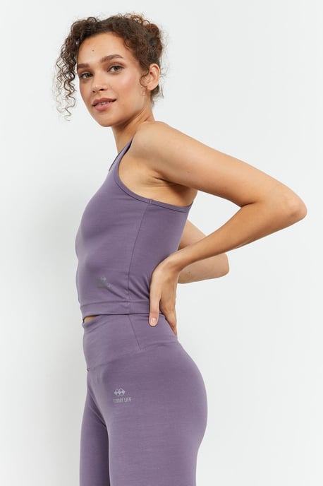 Sleeveless Cotton Blend Active Set - Image 4