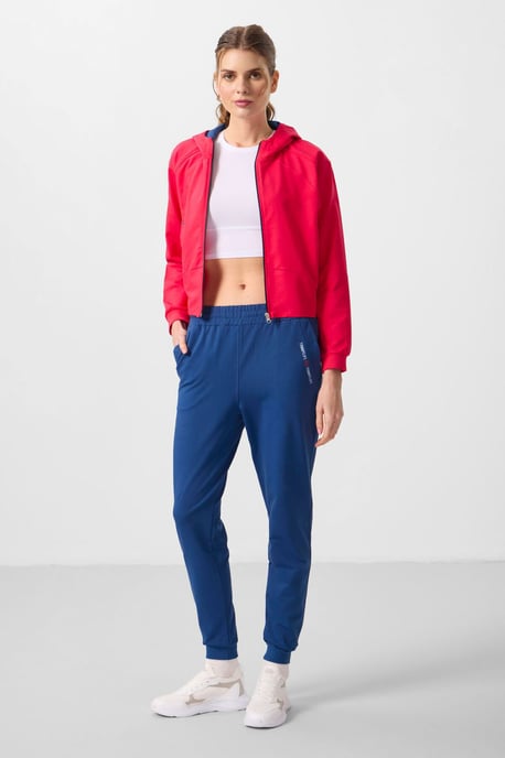 Overmaatse Hoodie Met Rits En Broek Set - Image 1
