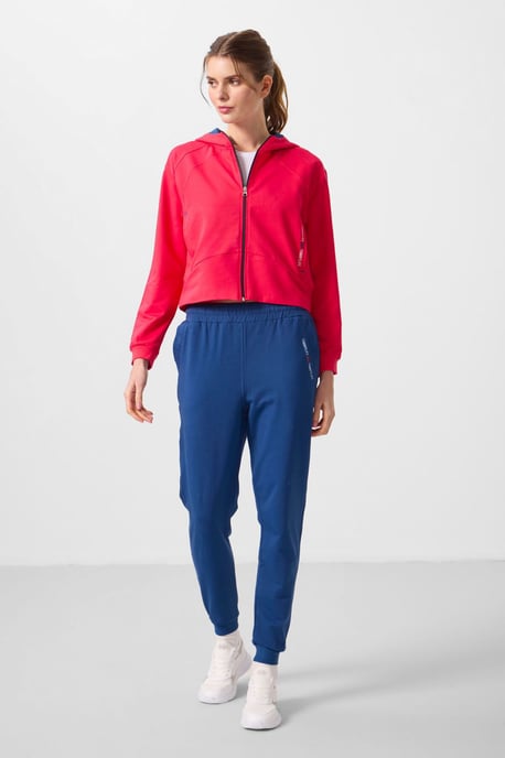 Overmaatse Hoodie Met Rits En Broek Set - Image 5
