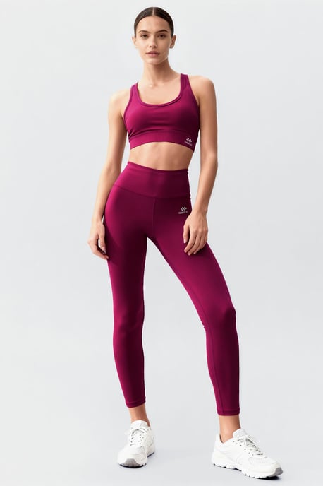 Mouwloze Sportset Met Leggings - Image 2