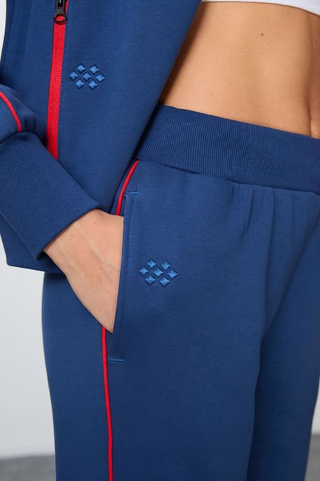 Oversized Sweatshirt en Broek Set met Ritskraag - Image 6