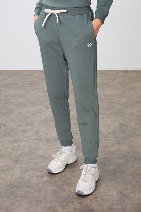 Oversized Katoenen-Polyester Sweatshirt en Broek Set - Image 3