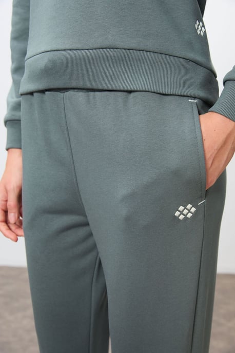 Oversized Katoenen-Polyester Sweatshirt en Broek Set - Image 6