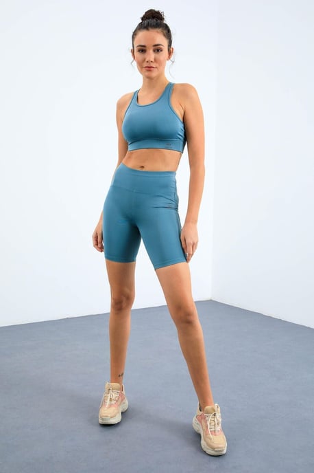 Mouwloos Slim-fit Actief Set met Shorts - Image 5