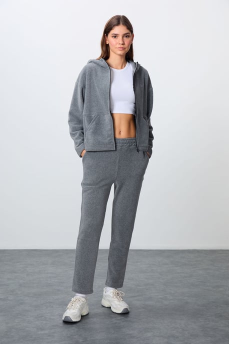 Oversized Hoodie trainingspak met rits - Image 4