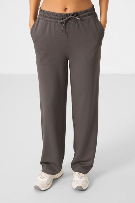 Oversized Hooded Sweatshirt And Wide-Leg Pants Set - Image 2