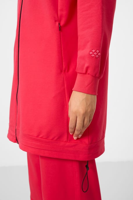 Dames Katoenmix Sweatshirt en Brede Broek Set - Image 5