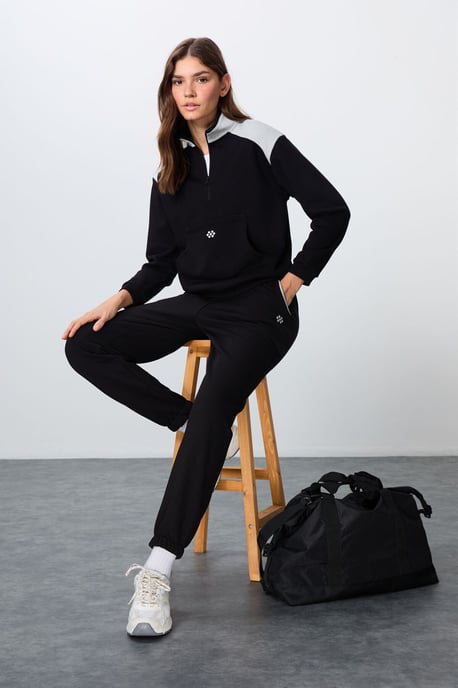 Kleurblock Fleece Trainingspak Set - Image 1