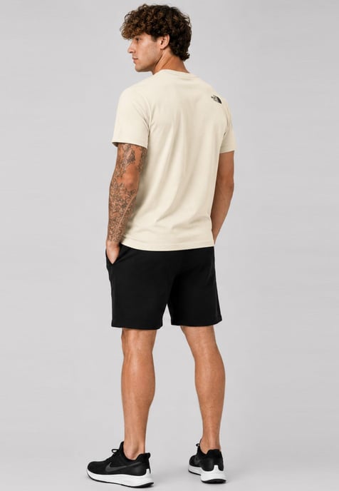 The North Face Men's Simple Dome T-Shirt & French Terry Shorts Set – Gravel / Black - Image 3