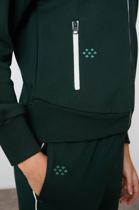 Oversized Ritskraag Sweatshirt en Broekset - Image 6