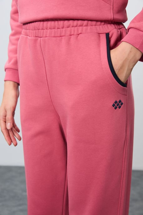 Kleurblok Fleece Trainingspak Set - Image 6