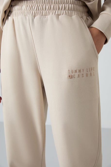 Oversized Sweatshirt En Elastische Boord Broekset - Image 5