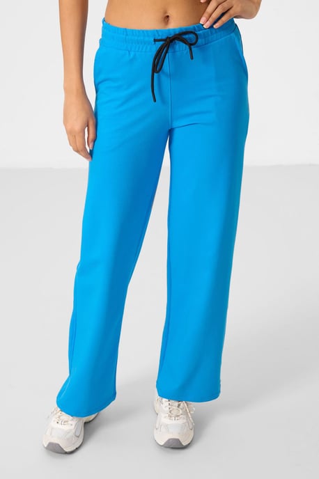 Dames Katoenmix Sweatshirt en Brede Pantalon Set - Image 2