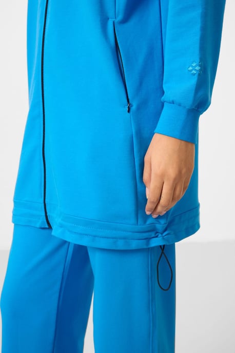 Dames Katoenmix Sweatshirt en Brede Pantalon Set - Image 5