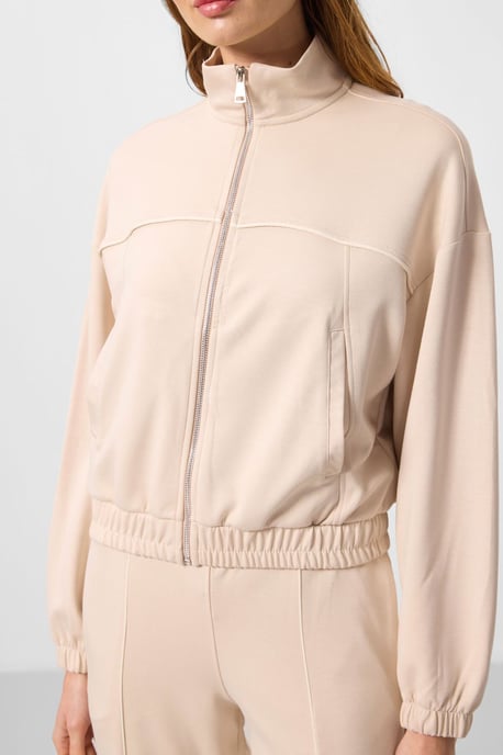 Oversized Sweater met Rits en Joggingbroek Set - Image 5