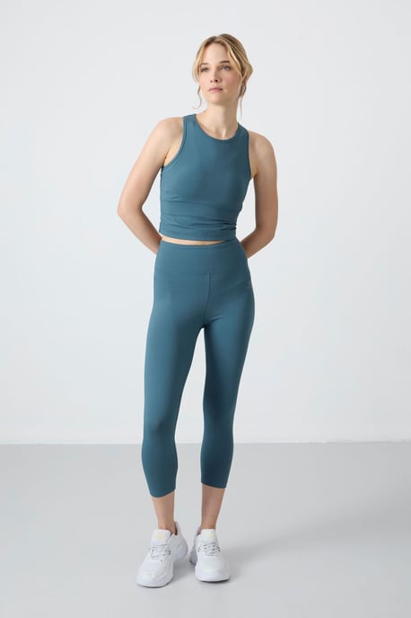 Mouwloos Katoenmengsel Actief Set - Image 6