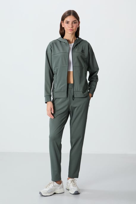 Dames Hoody Zip Sweatshirt en Broek Set - Image 4