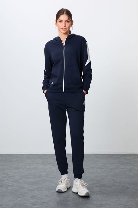 Oversized Hooded Zip Sweater en Broek Set - Image 4