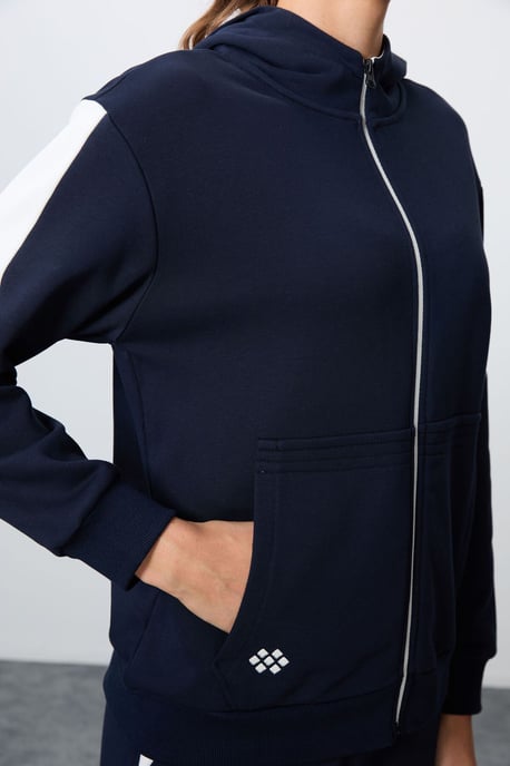 Oversized Hooded Zip Sweater en Broek Set - Image 5