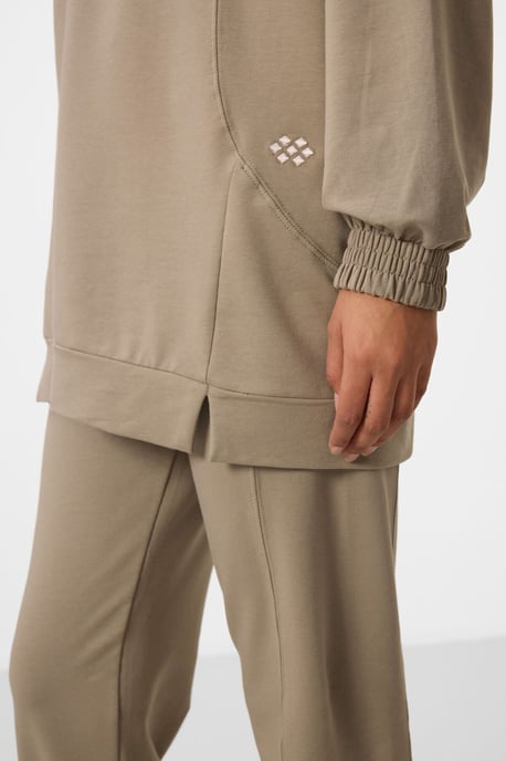 Oversized Fleece Sweatshirt en Broek Set - Image 4