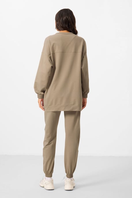 Oversized Fleece Sweatshirt en Broek Set - Image 6