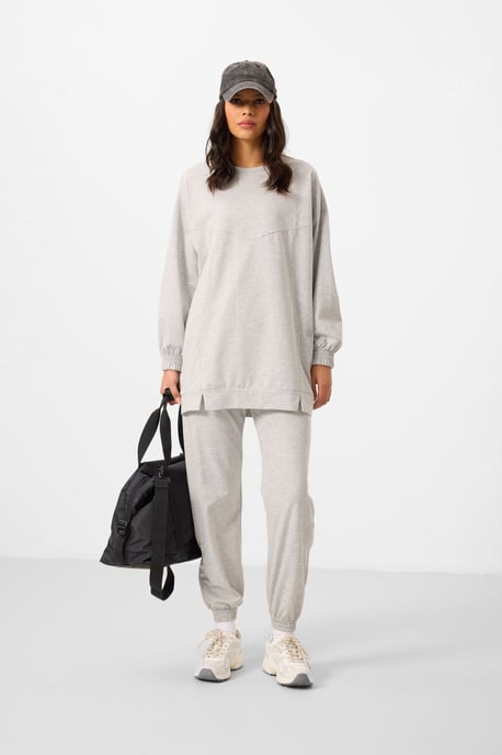 Oversized Fleece Sweatshirt en Broek Set - Image 1
