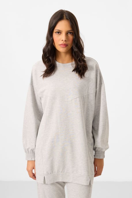 Oversized Fleece Sweatshirt en Broek Set - Image 2
